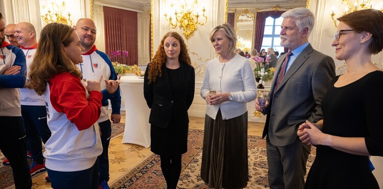 Prezident Pavel přijal na Pražském hradě úspěšné deaflympioniky